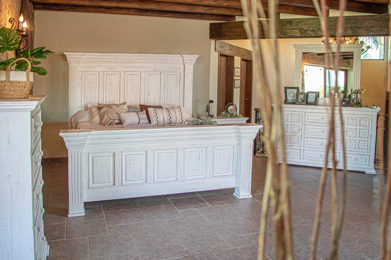 Terra White Bedroom Collection