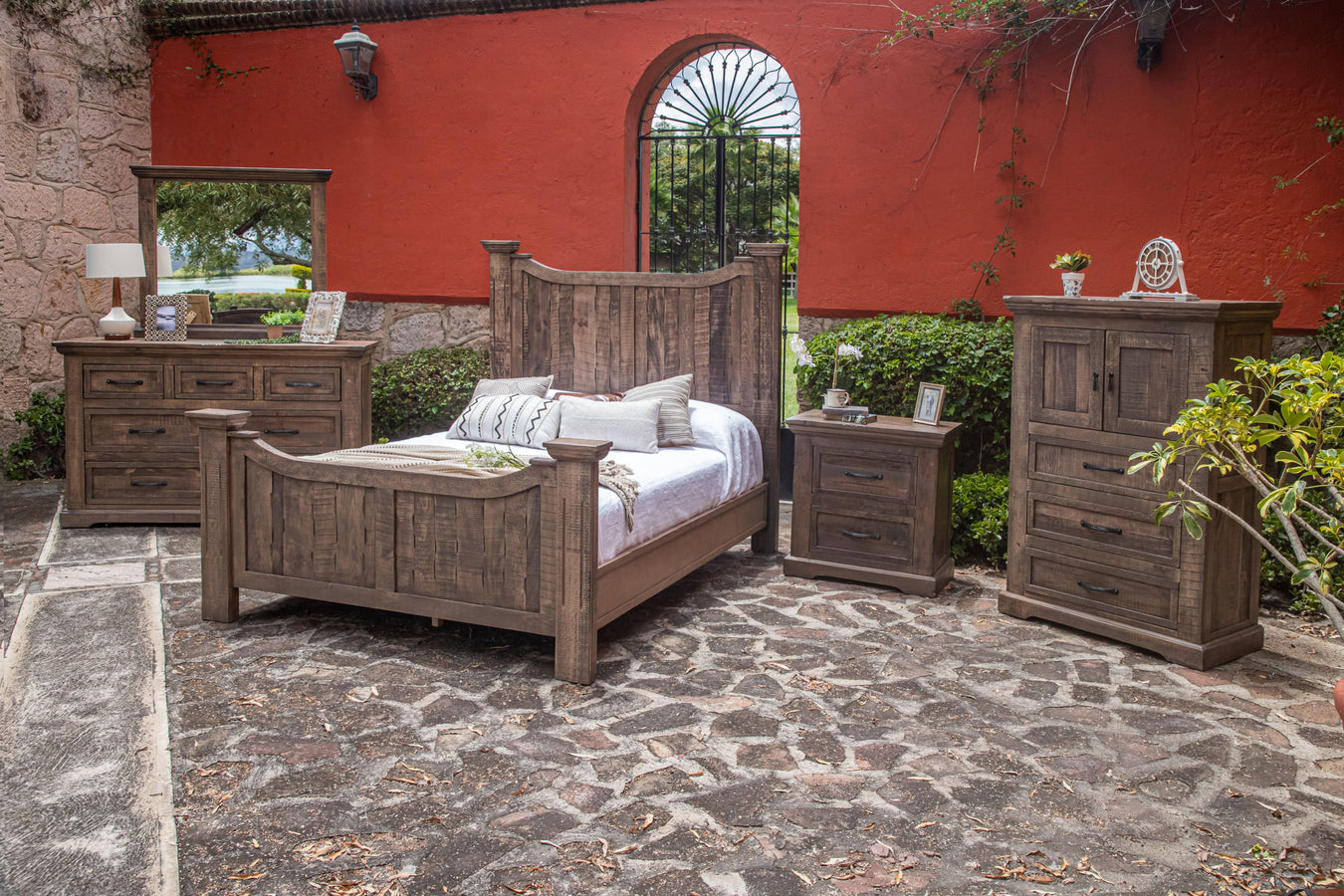 Natural Madeira Bedroom Collection
