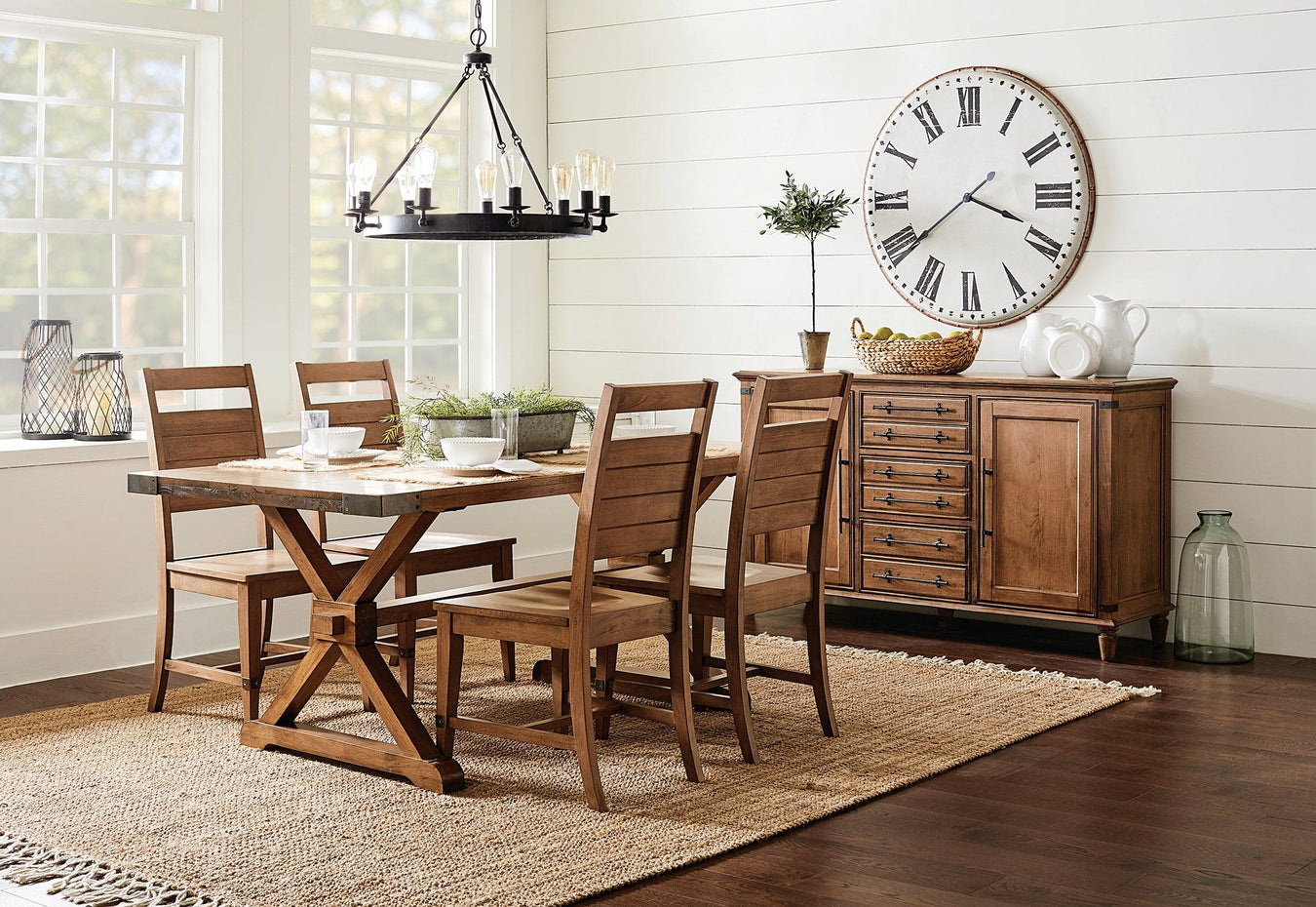 Farmhouse Chic Solid Dining Table Collection