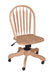 Windsor Arrowback Office Chair - Barewood