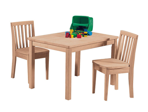 Mission Juvenile Table Set - Barewood