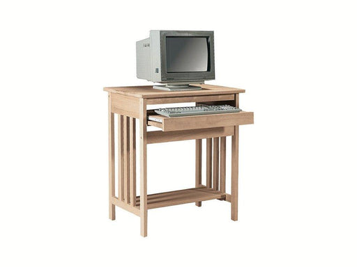 Mission Computer Stand - Barewood