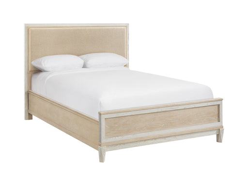 Whittier Catalina Upholstered Panel Bed - Barewood