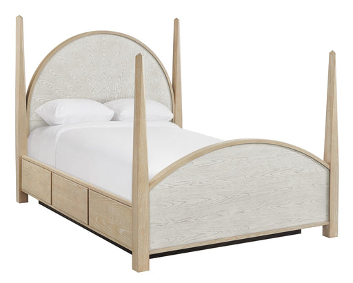 Whittier Catalina Poster Storage Bed - Barewood
