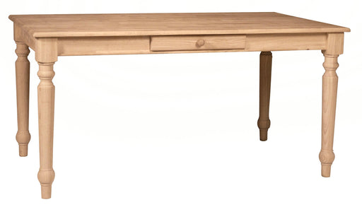 Solid Farmhouse Dining Table - Barewood