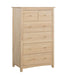 Lancaster Six Drawer Carriage Chest - Barewood