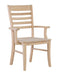 Roma Arm Chair - Barewood