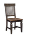 Vista Slatback Chair - Barewood