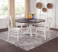 Curated Round Leaf Table - Barewood