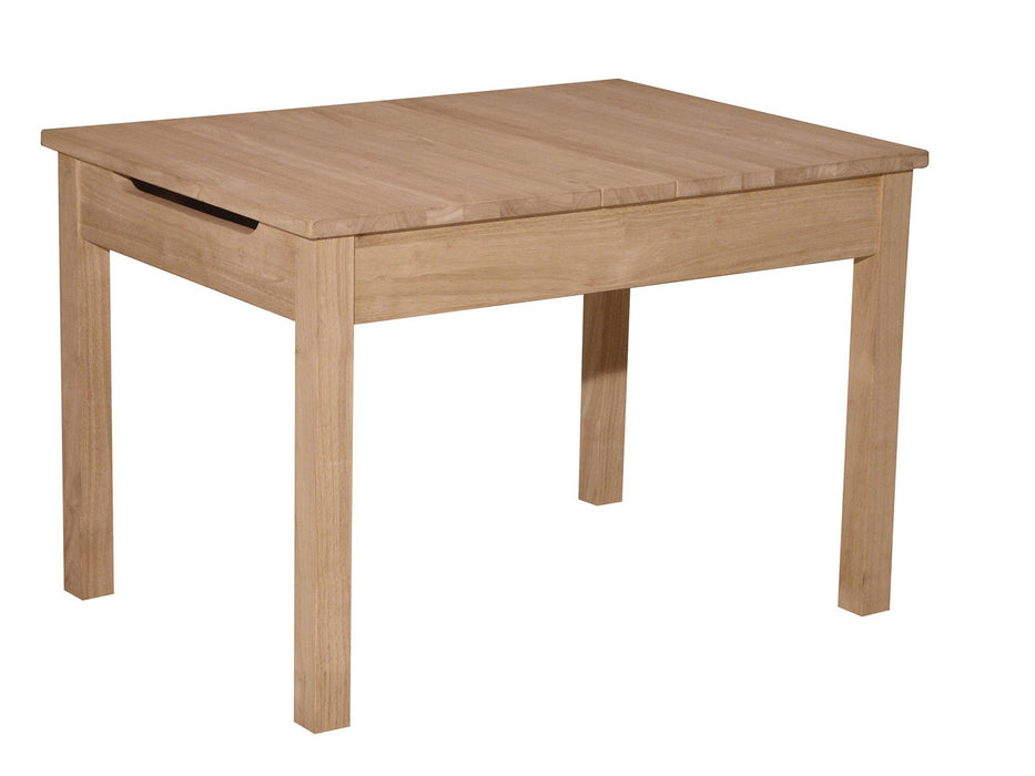Sit and Store Table Set - Barewood
