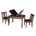 Sit and Store Table Set - Barewood