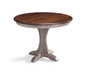 Amish Essentials Mary Round Extension Table- Two Tone - Barewood