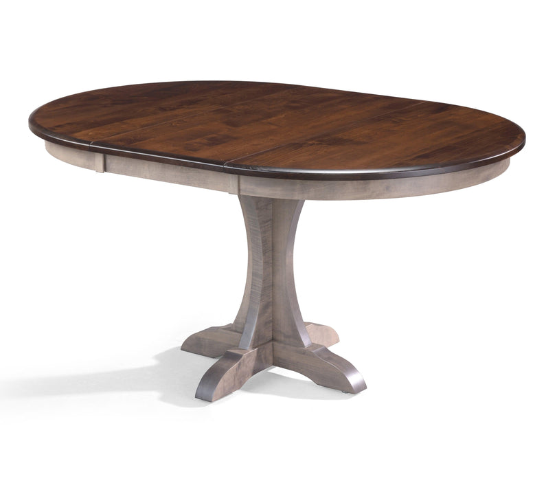 Amish Essentials Mary Extension Table- Painted Base - Barewood