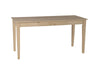 Build-It-Yourself "L" Desk - Barewood