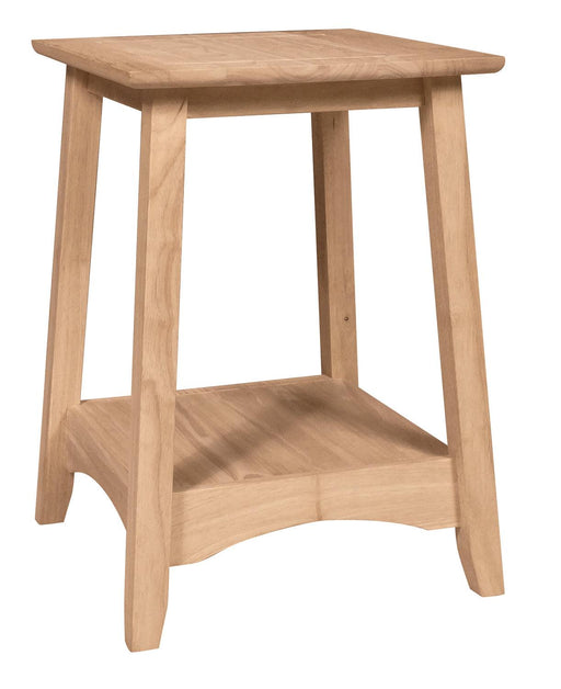 Bombay End Table - Barewood