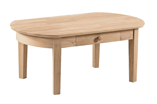 Phillips Oval Coffee Table - Barewood