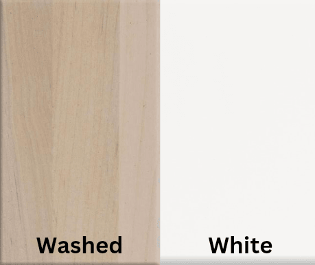 Amish Essentials Three Door Server- Painted Base - Barewood