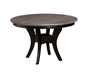 Amish Essentials Sarah Round Extension Table- Two Tone - Barewood