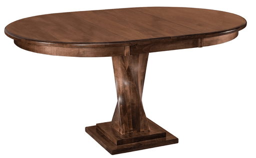 Amish Essentials Twist Extension Table- One Finish - Barewood