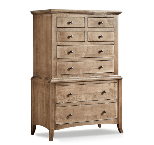Amish Essentials Provence Chest on Chest - Barewood