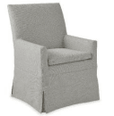 Arm Slip Cover Chair - Barewood
