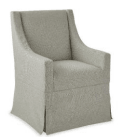 Slope Arm Slip Cover Chair - Barewood