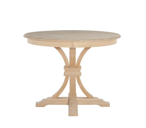 52" Round Dining Table - Barewood