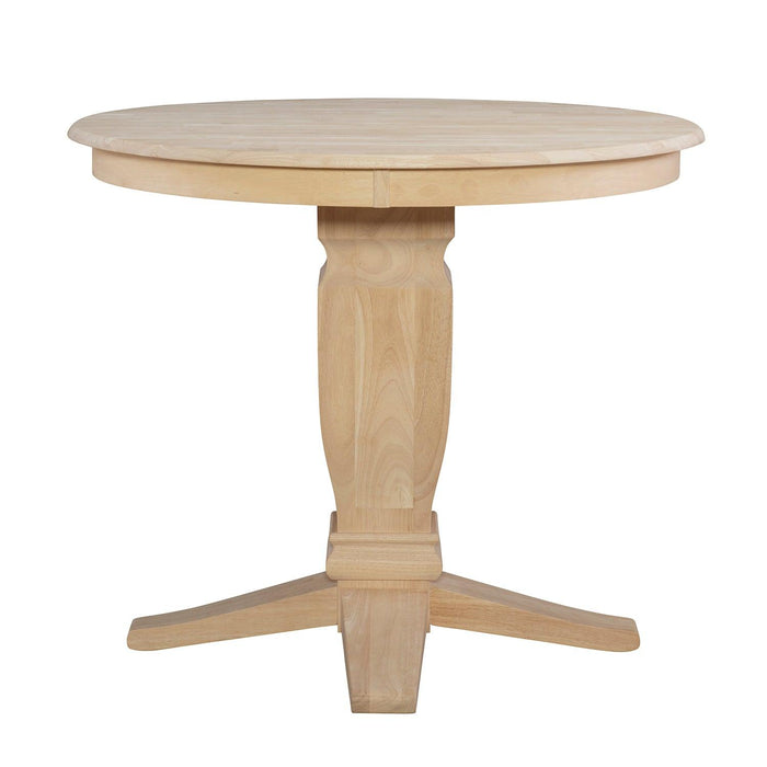 48" Round Dining Table - Barewood