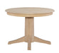 52" Round Dining Table - Barewood