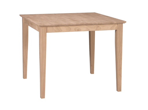 30" Square Dining Table - Barewood