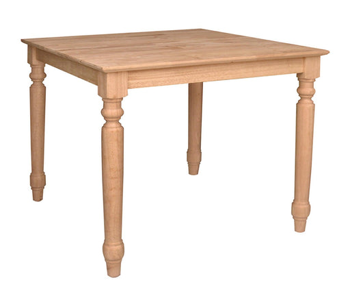 36" Square Dining Table - Barewood
