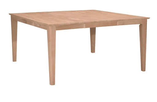 Square Butterfly Leaf Table - Barewood