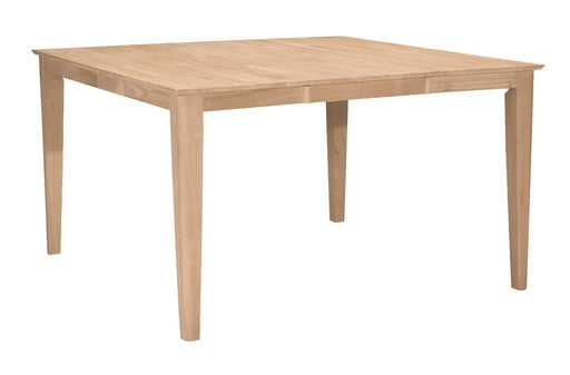 Square Butterfly Leaf Table - Barewood