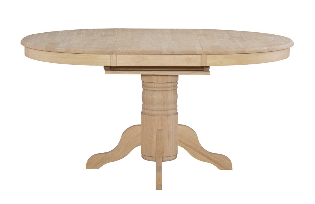 42" Butterfly Leaf Extension Dining Table - Barewood