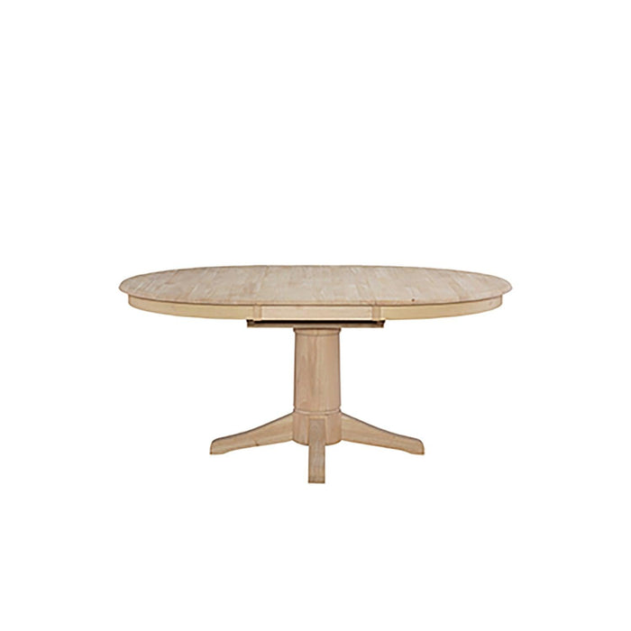 48" Round Butterfly Leaf Dining Table - Barewood