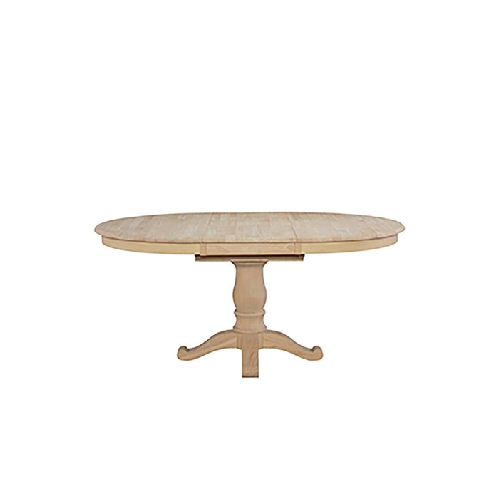 48" Round Butterfly Leaf Dining Table - Barewood