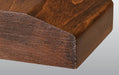 Amish Essentials 66" Rectangular Shaker Tapered Leg Table-Two Tone - Barewood