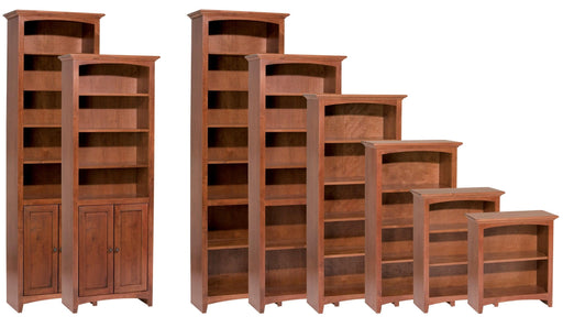 Mckenzie 24" Wide Bookcases - Barewood