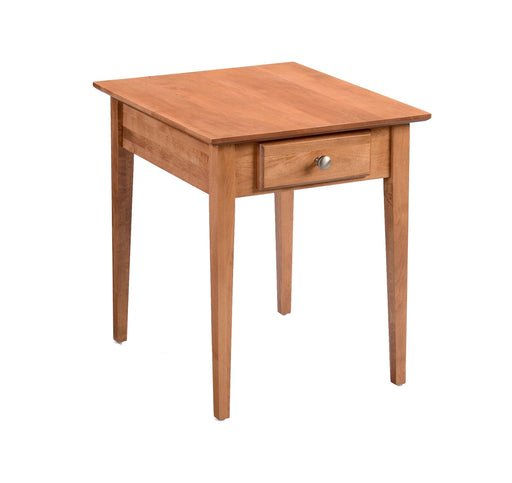 Alder Large End Table - Barewood