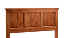 Queen Raised Panel Low Storage Build-A-Bed - Barewood