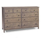 Heritage Ten Drawer Dresser - Barewood
