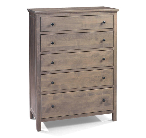 Heritage Five Drawer Chest - Barewood