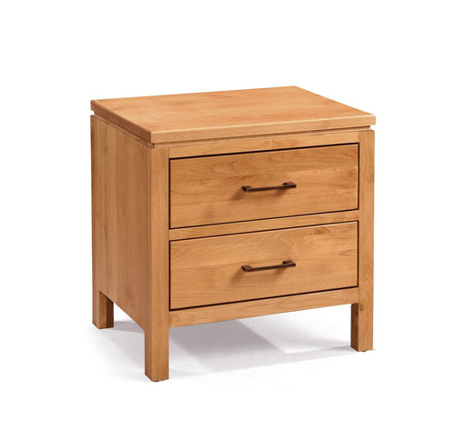 2 West Two Drawer Nightstand - Barewood