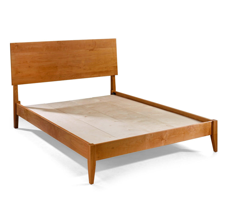 Modern Platform Queen/King Build-A-Bed - Barewood