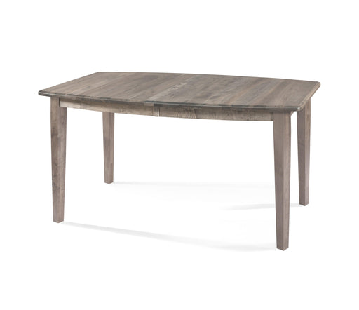 Amish Essentials Boat Shaped Dining Table- One Tone - Barewood
