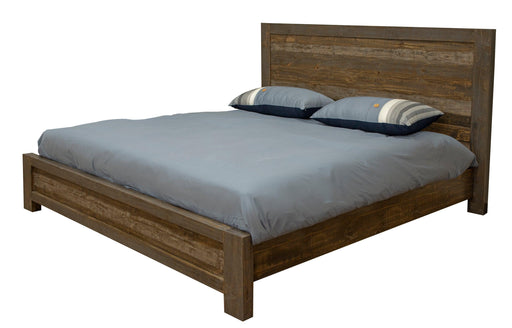 Loft Brown Low Footboard Bed - Barewood