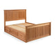 Full Raised Panel Low Storage Build-A-Bed - Barewood