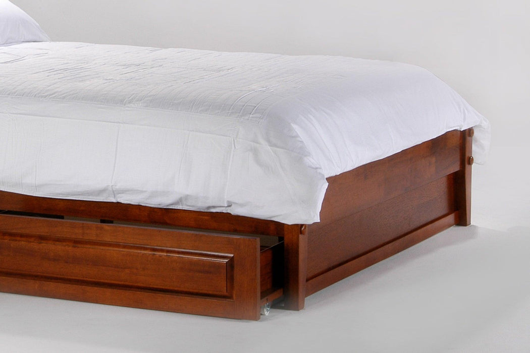 Nutmeg K Series Basic Bed - Barewood