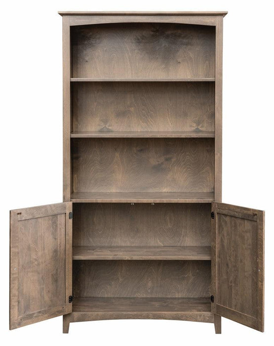30"w Alder Bookcase (72"h - 84"h) - Barewood