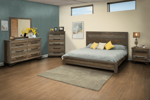 Loft Brown Low Footboard Bed - Barewood